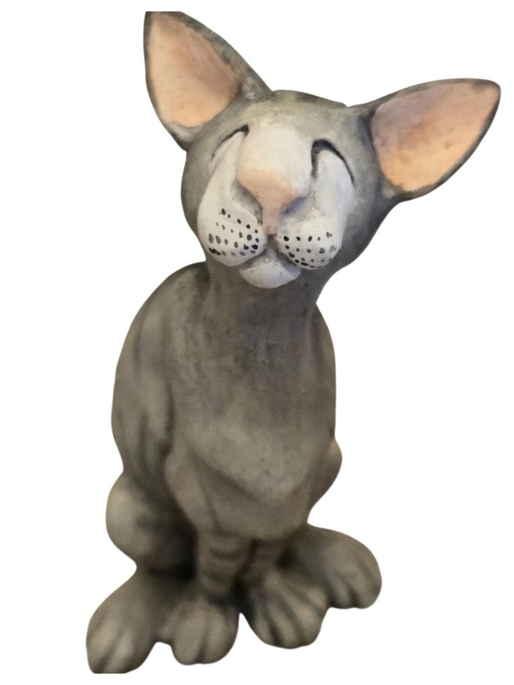 Border Fine Arts Enesco Gray Tabby Cat Figurine Feline Fun Collection 2006
